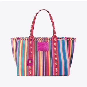 Kurt Geiger Multicolor Striped Tote